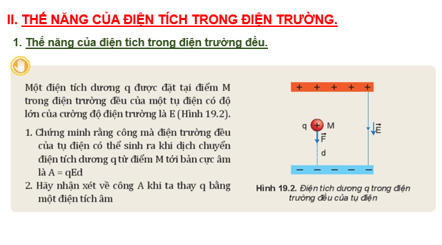 Giáo án điện tử Thế năng điện | Bài giảng PPT Vật lí 11 Kết nối tri thức (ảnh 1)