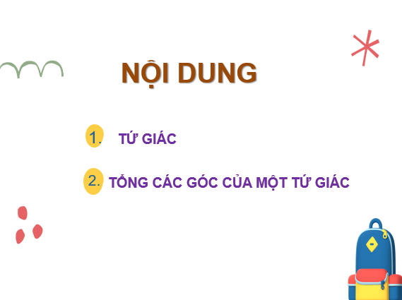 Giáo án điện tử Tứ giác | Bài giảng PPT Toán 8 Chân trời sáng tạo (ảnh 1)