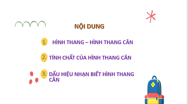 Giáo án điện tử Hình thang – Hình thang cân | Bài giảng PPT Toán 8 Chân trời sáng tạo (ảnh 1)