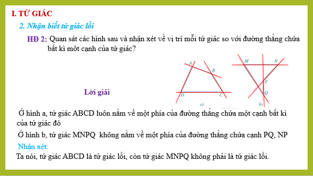 Giáo án điện tử Tứ giác | Bài giảng PPT Toán 8 Cánh diều (ảnh 1)