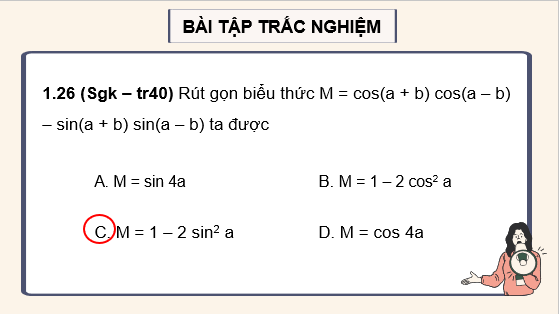 Giáo án điện tử Bài tập cuối chương 1 | Bài giảng PPT Toán 11 Kết nối tri thức (ảnh 1)