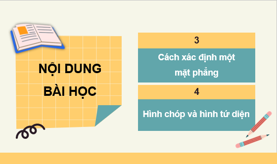 Giáo án điện tử Đường thẳng và mặt phẳng trong không gian | Bài giảng PPT Toán 11 Kết nối tri thức (ảnh 1)