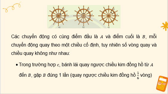 Giáo án điện tử Góc lượng giác | Bài giảng PPT Toán 11 Chân trời sáng tạo (ảnh 1)