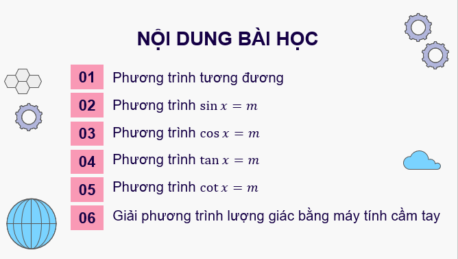 Giáo án điện tử Phương trình lượng giác cơ bản | Bài giảng PPT Toán 11 Chân trời sáng tạo (ảnh 1)