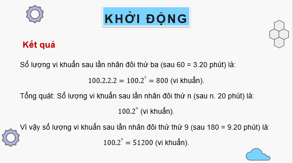 Giáo án điện tử Cấp số nhân | Bài giảng PPT Toán 11 Cánh diều (ảnh 1)