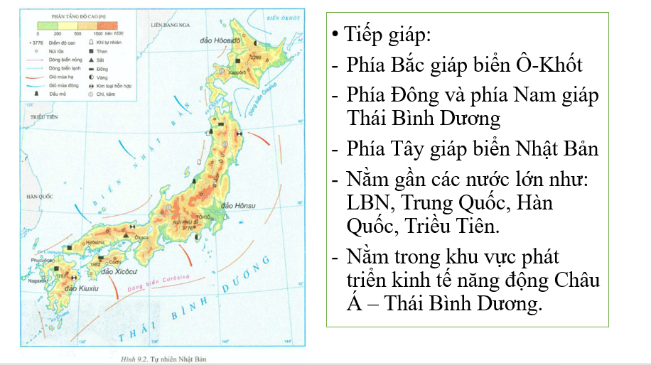 Giáo án điện tử Địa lí 11 Bài 22 (Chân trời sáng tạo): Vị trí địa lí, điều kiện tự nhiên, dân cư và xã hội Nhật Bản| Bài giảng PPT Địa lí 11 (ảnh 1)