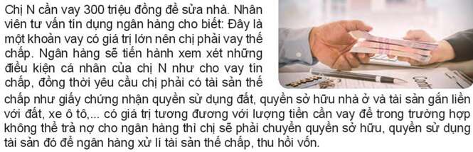 Kinh tế 10 Bài 9: Dịch vụ tín dụng | Kết nối tri thức (ảnh 3)