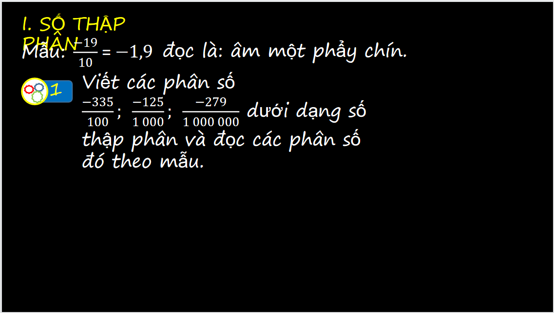 Giáo án điện tử Số thập phân| Bài giảng PPT Toán 6 (ảnh 1)