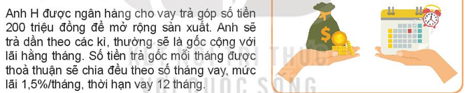 Kinh tế 10 Bài 9: Dịch vụ tín dụng | Kết nối tri thức (ảnh 4)