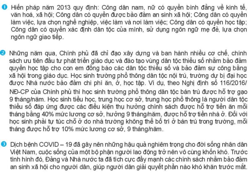 Pháp luật 10 Bài 16: Quyền con người, quyền và nghĩa vụ cơ bản của công dân trong Hiến pháp | Kết nối tri thức (ảnh 4)