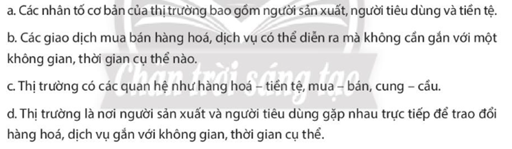 Kinh tế 10 Bài 3: Thị trường và chức năng của thị trường | Chân trời sáng tạo (ảnh 6)