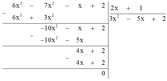 Sách bài tập Toán 7 Bài 28: Phép chia đa thức một biến - Kết nối tri thức (ảnh 1)