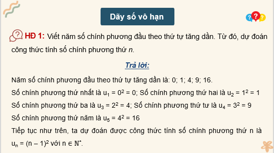 Giáo án điện tử Dãy số | Bài giảng PPT Toán 11 Kết nối tri thức (ảnh 1)