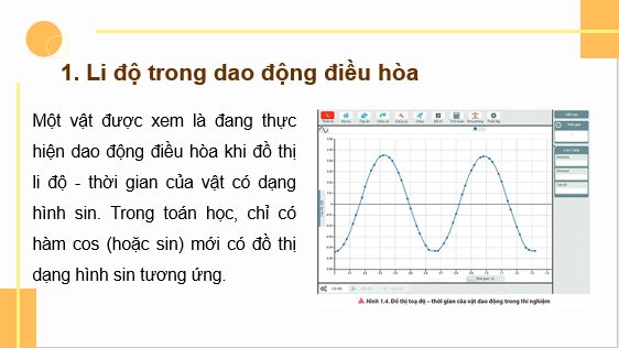 Giáo án điện tử Phương trình dao động điều hoà | Bài giảng PPT Vật lí 11 Chân trời sáng tạo (ảnh 1)