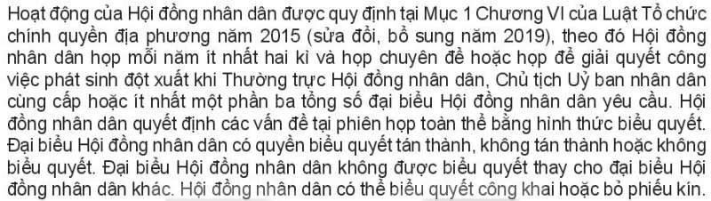 Pháp luật 10 Bài 23: Hội đồng nhân dân và Ủy ban nhân dân | Kết nối tri thức (ảnh 3)