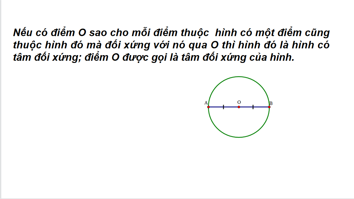 Giáo án điện tử Hình có tâm đối xứng| Bài giảng PPT Toán 6 (ảnh 1)