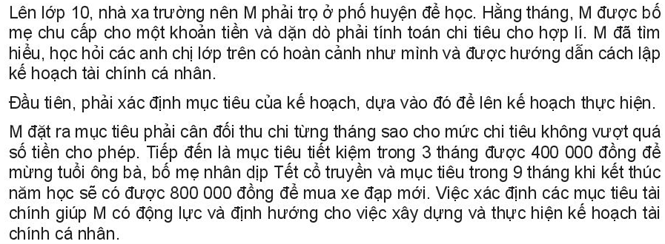 Kinh tế 10 Bài 10: Lập kế hoạch tài chính cá nhân | Kết nối tri thức (ảnh 6)