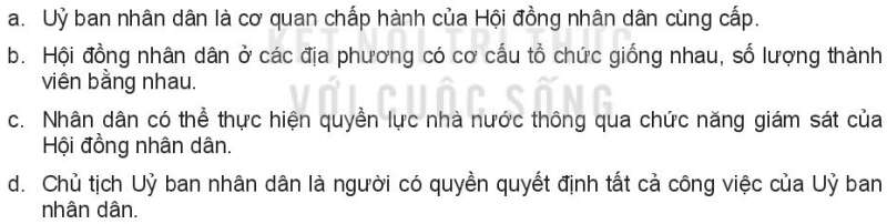 Pháp luật 10 Bài 23: Hội đồng nhân dân và Ủy ban nhân dân | Kết nối tri thức (ảnh 7)