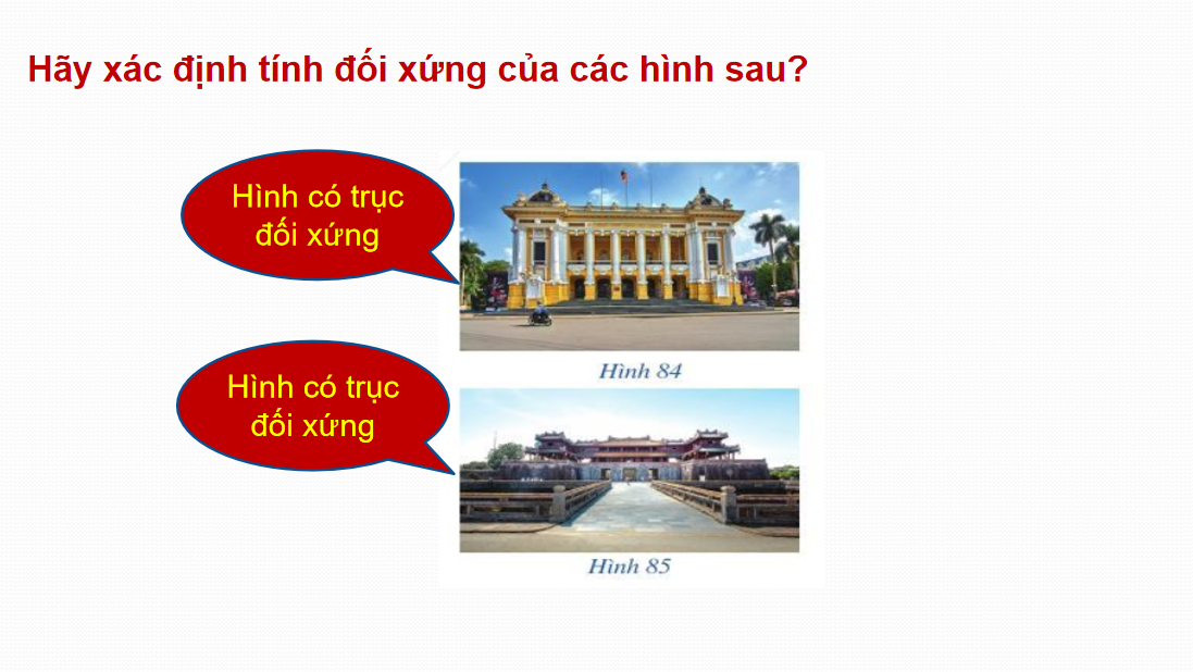 Giáo án điện tử Đối xứng trong thực tiễn| Bài giảng PPT Toán 6 (ảnh 1)