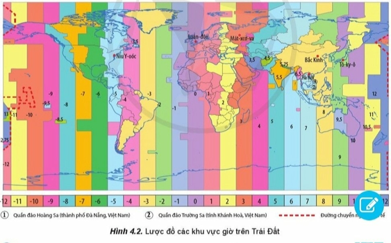 Địa Lí 10 Bài 4: Hệ quả địa lí các chuyển động chính của Trái Đất | Cánh diều (ảnh 2)