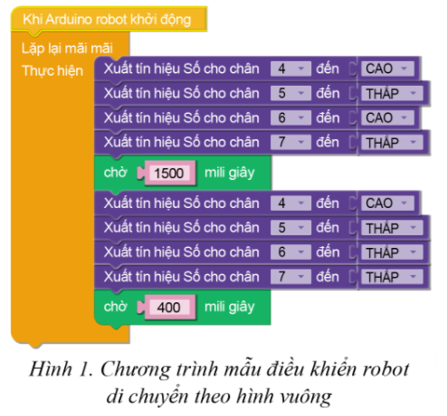 Chuyên đề Tin học 10 Bài 3: Thực hành kết nối và nạp chương trình cho robot giáo dục - Cánh diều (ảnh 1)