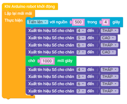 Chuyên đề Tin học 10 Bài 3: Thực hành lập trình điều khiển robot giáo dục - Cánh diều (ảnh 1)