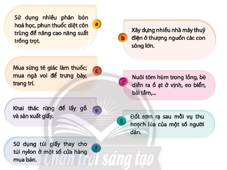 HĐTN 10 Chủ đề 9: Bảo vệ cảnh quan thiên nhiên và môi trường tự nhiên - Chân trời sáng tạo (ảnh 1)