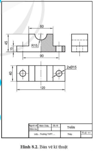 Giải Công nghệ 10 Bài 8: Vẽ kĩ thuật cơ sở - Cánh diều (ảnh 1)