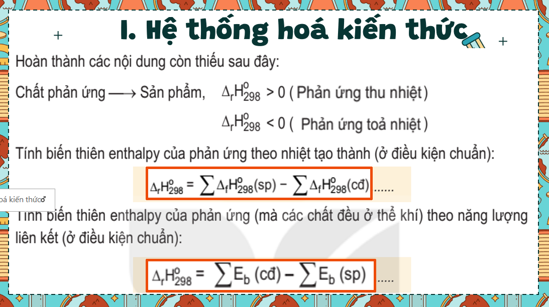 Giáo án điện tử Ôn tập chương 5| Bài giảng PPT Hóa học 10 Kết nối tri thức (ảnh 1)