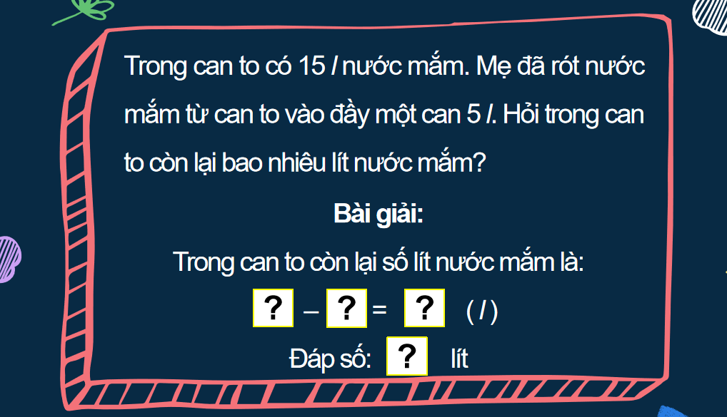 Giáo án điện tử Thực hành và trải nghiệm với các đơn vị Ki-lô-gam, lít | Bài giảng PPT Toán lớp 2 Kết nối tri thức (ảnh 1)