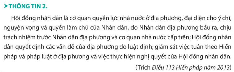 Pháp luật 10 Bài 24: Nội dung cơ bản của Hiến pháp nước Cộng hòa xã hội chủ nghĩa Việt Nam năm 2013 về bộ máy nhà nước | Chân trời sáng tạo (ảnh 3)