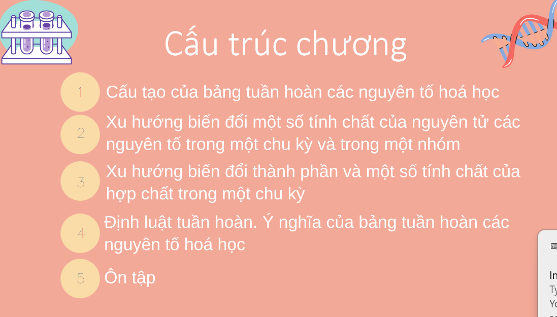 Giáo án điện tử Ôn tập chương 2  | Bài giảng PPT Hóa học 10 Kết nối tri thức (ảnh 1)