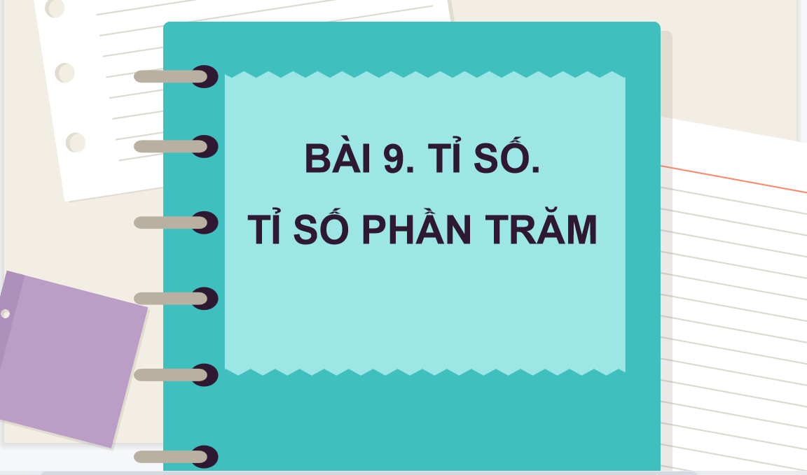 Giáo án điện tử  Tỉ số. Tỉ số phần trăm| Bài giảng PPT Toán 6 (ảnh 1)