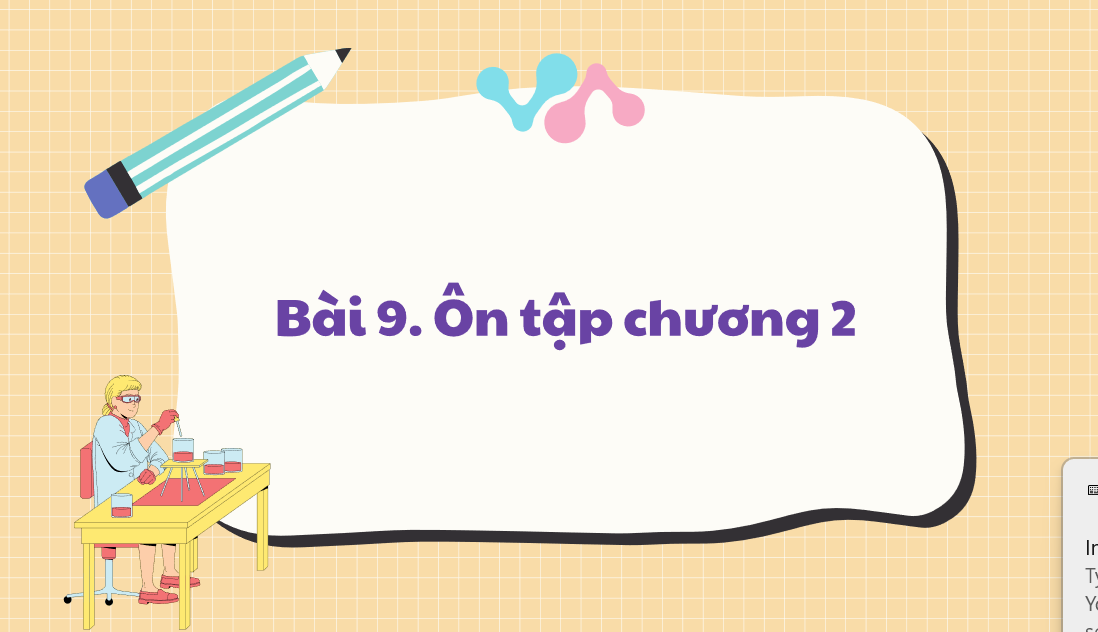 Giáo án điện tử Ôn tập chương 2  | Bài giảng PPT Hóa học 10 Kết nối tri thức (ảnh 1)