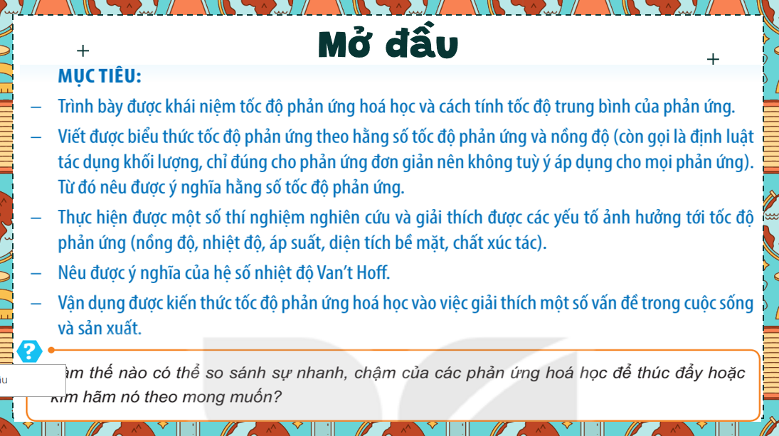 Giáo án điện tử Tốc độ phản ứng| Bài giảng PPT Hóa học 10 Kết nối tri thức (ảnh 1)