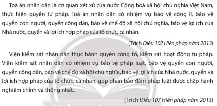 Pháp luật 10 Bài 24: Nội dung cơ bản của Hiến pháp nước Cộng hòa xã hội chủ nghĩa Việt Nam năm 2013 về bộ máy nhà nước | Chân trời sáng tạo (ảnh 6)