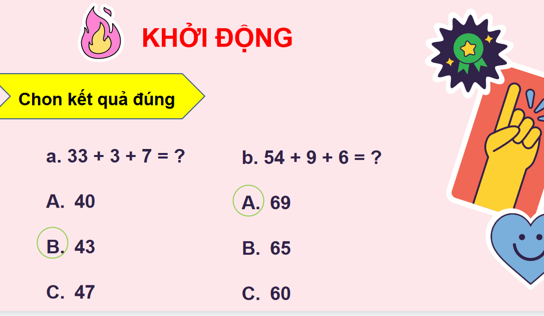 Giáo án điện tử Phép cộng (có nhớ) số có hai chữ số với số có hai chữ số | Bài giảng PPT Toán lớp 2 Kết nối tri thức (ảnh 1)