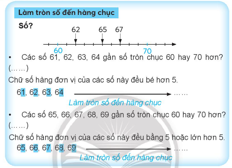 Vở bài tập Toán lớp 3 Tập 1 trang 38 Bài 21: Làm tròn số - Chân trời sáng tạo (ảnh 1)