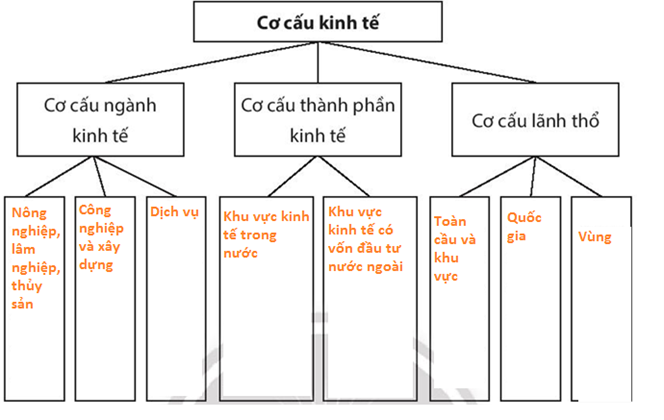 Sách bài tập Địa lí 10 Bài 24: Cơ cấu kinh tế, một số tiêu chí đánh giá sự phát triển kinh tế - Chân trời sáng tạo (ảnh 1)