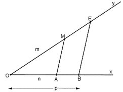 Cho ba đoạn thẳng có độ dài là m, n, p (ảnh 1)