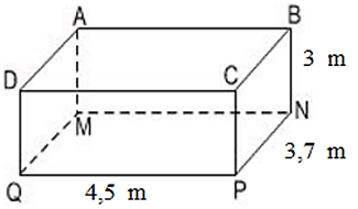 Hãy tính diện tích cần quét vôi (ảnh 1)