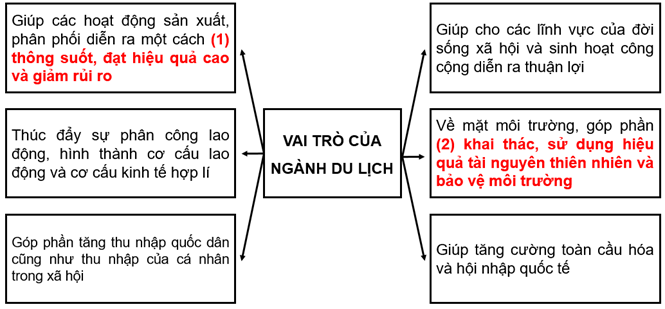 Sách bài tập Địa lí 10 Bài 33: Cơ cấu, vai trò, đặc điểm, các nhân tố ảnh hưởng đến sự phát triển và phân bố dịch vụ - Kết nối tri thức (ảnh 1)