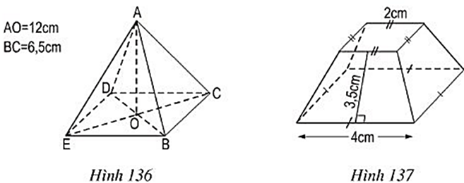 Tính thể tích của hình chóp đều (ảnh 1)