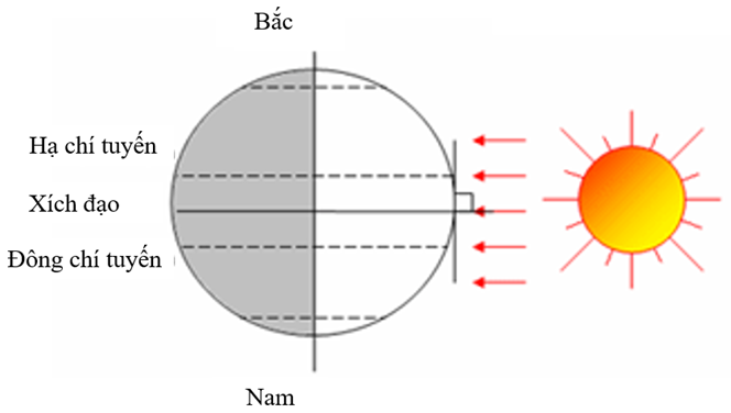 Sách bài tập Địa lí 10 Bài 5: Hệ quả địa lí các chuyển động của Trái Đất - Kết nối tri thức (ảnh 1)