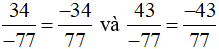 So sánh hai phân số -15/1001 và -12/1001