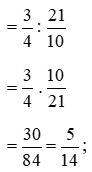 Tính giá trị của biểu thức. a)((-2)/(-5) : 3/(-4)) x 4/5;