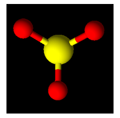 Sử dụng phần mềm ChemSketch vẽ cấu trúc dưới dạng 2D và 3D của SO2,SO3