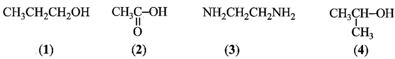 Chọn phát biểu đúng về bốn chất (đều có phân tử khối là 60) sau đây