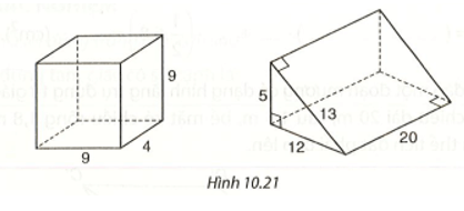 Tính thể tích, diện tích xung quanh, diện tích toàn phần của hình hộp chữ nhật