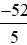 Đọc các phân số sau:a) 13/(-3) b) (-25)/6